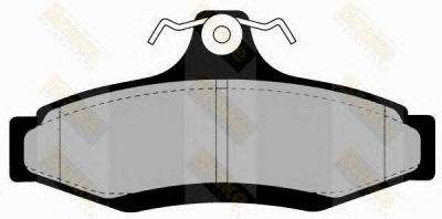 BRAKE ENGINEERING pa1191 -  Комплект тормозных колодок, дисковый тормоз